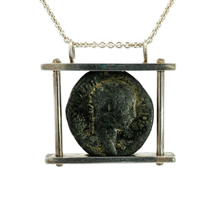 SS Ancient Coin Pendant