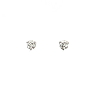 14KW 0.22ct Diamond Stud Earrings