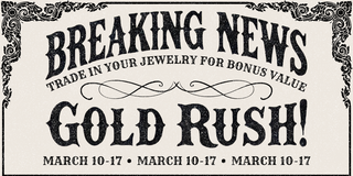 Gold Rush 10% Bonus Value | March 10th-17th