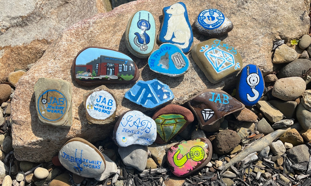 The Second Annual JAB Jewelry Works Painted Rock Hunt is On!