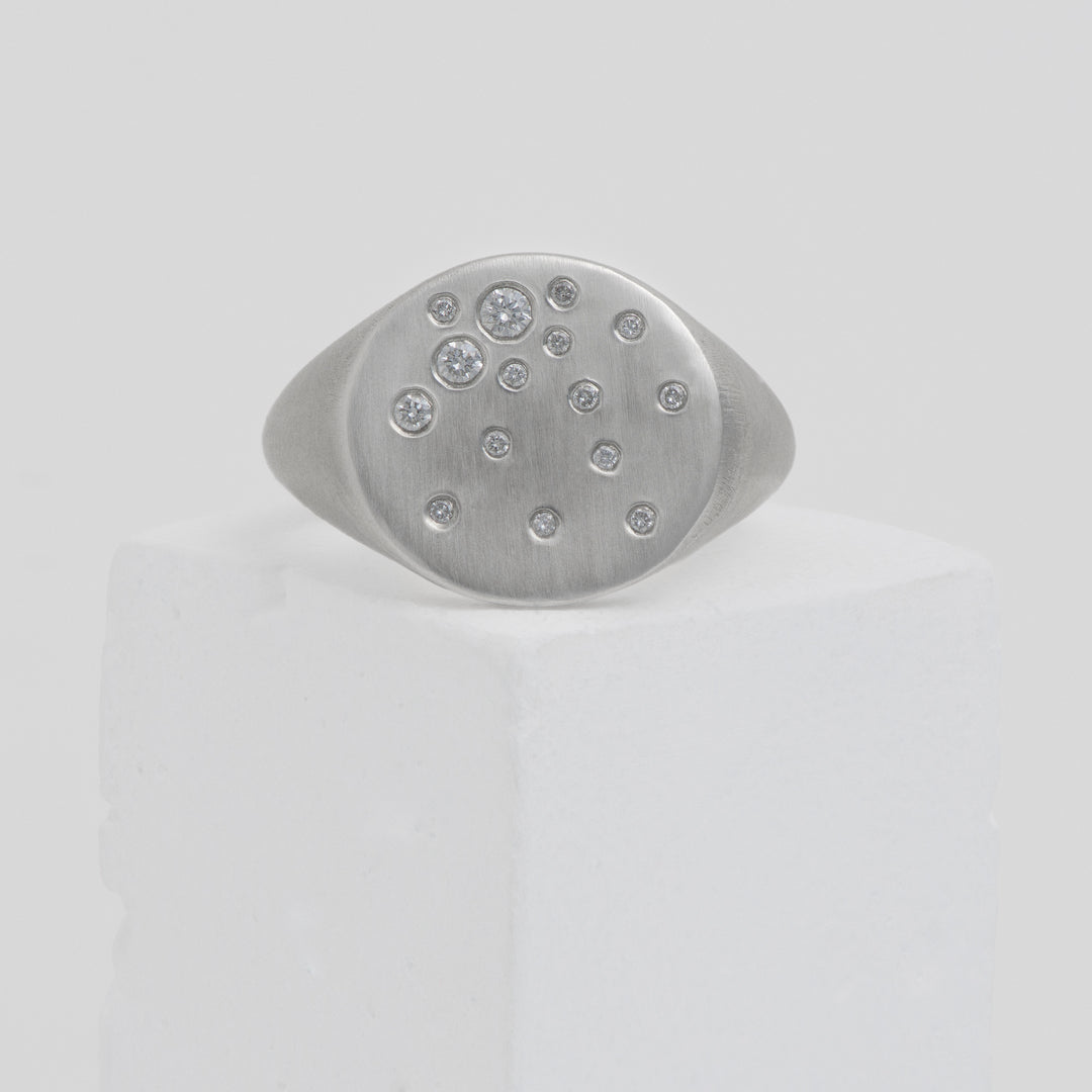 SS with .15ctw Dia. "CACHET" S