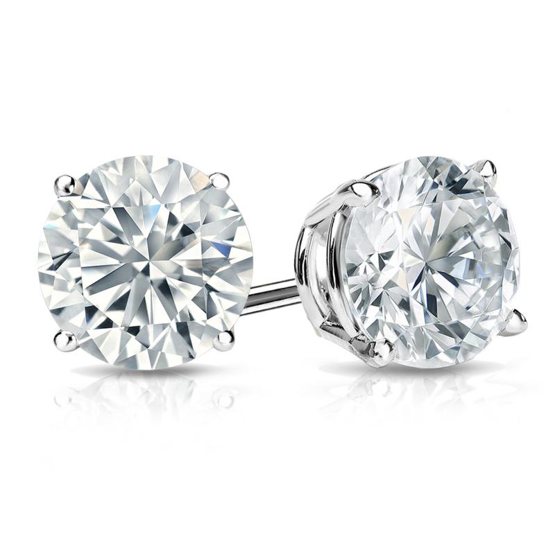 1.06cttw 14K White Gold LAB Di