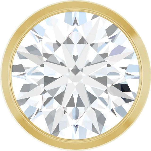 14K Yellow Gold 1 1/2 CT Lab-G