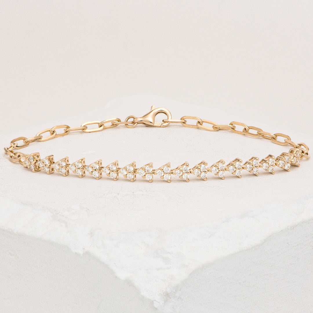 14KY .75ctw Dia. Diamond Brace