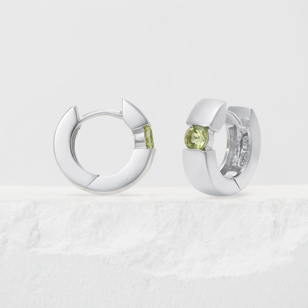 SS 14.5x4.5mm Huggie .60ct Per