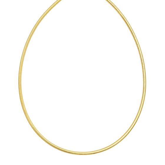 14K 2.8mm Stretch Necklace 17"