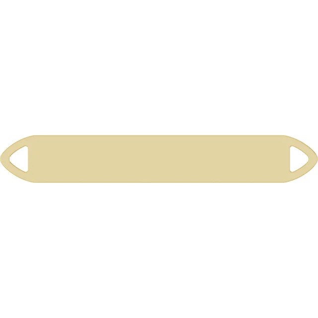 14KY 20 x 3mm Engravable Bar B