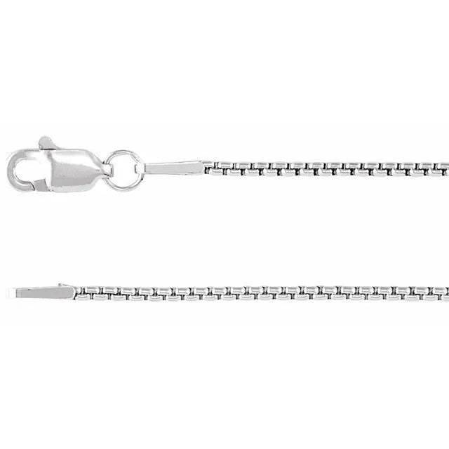 Rhodium-Plated Sterling Silver