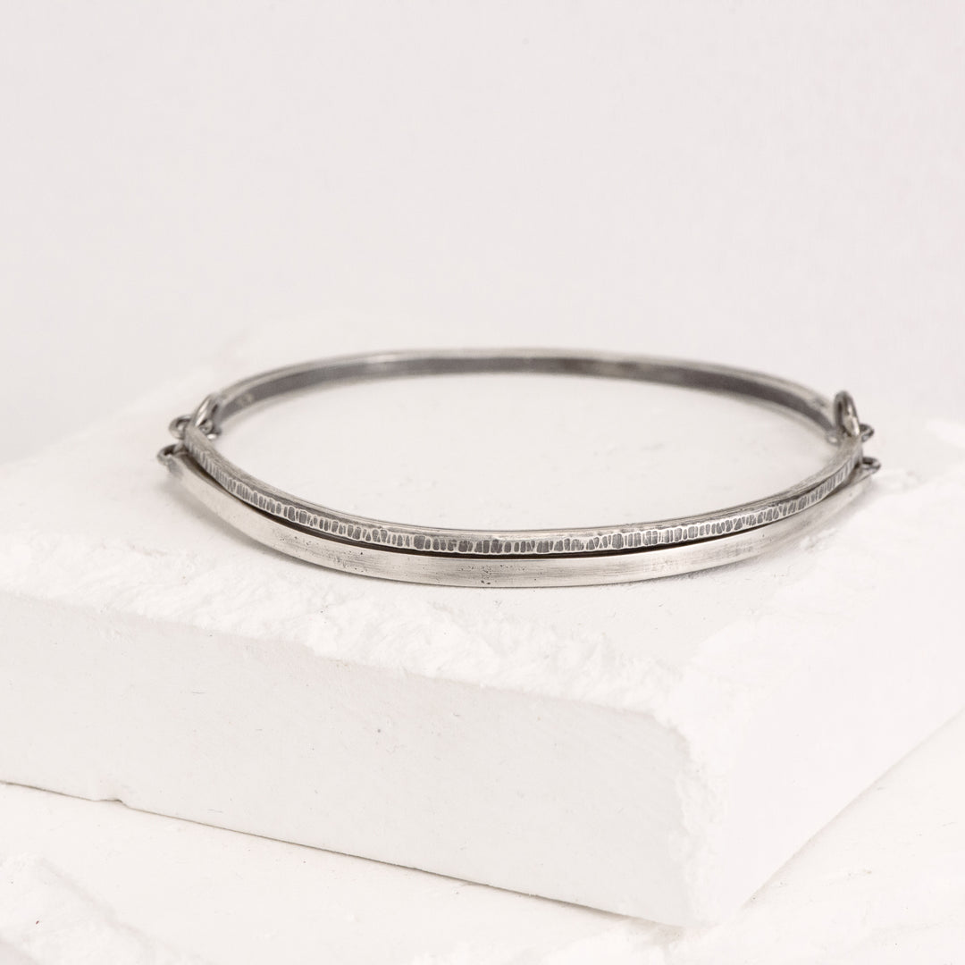 22K Bimetal 3 Band Bangle