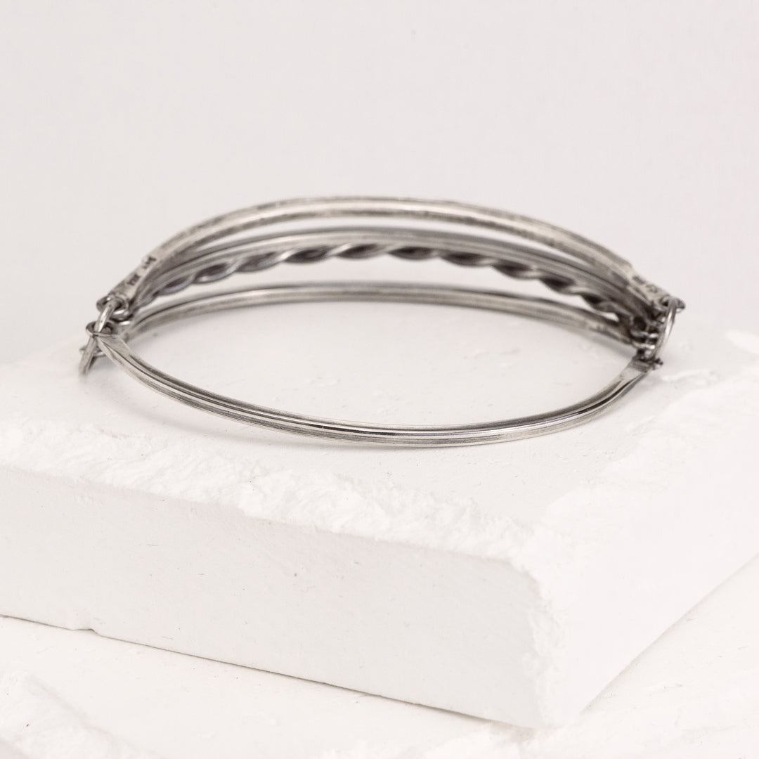 22K Bimetal 5 Band Bangle