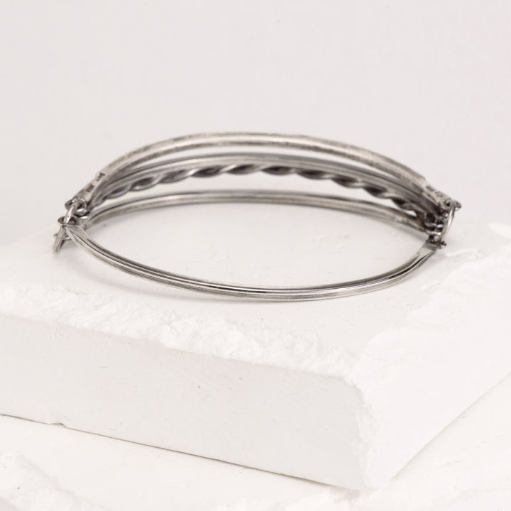 22K Bimetal 5 Band Bangle
