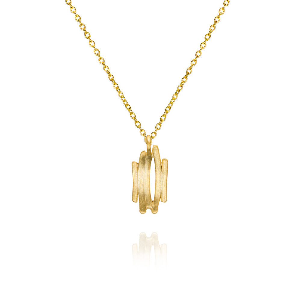 SS/18KY Gold Vermeil Irregular