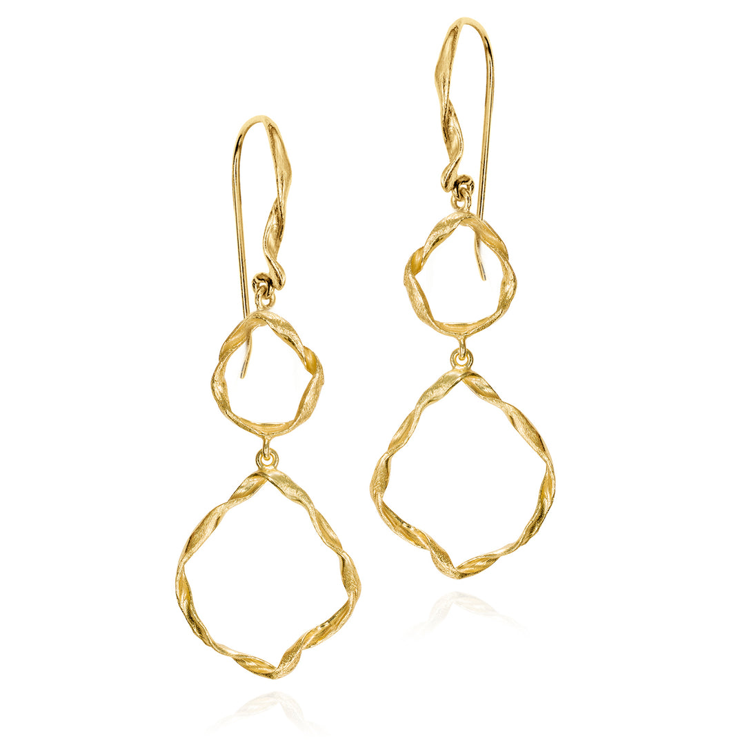 SS/18KY Gold Vermeil Irregular