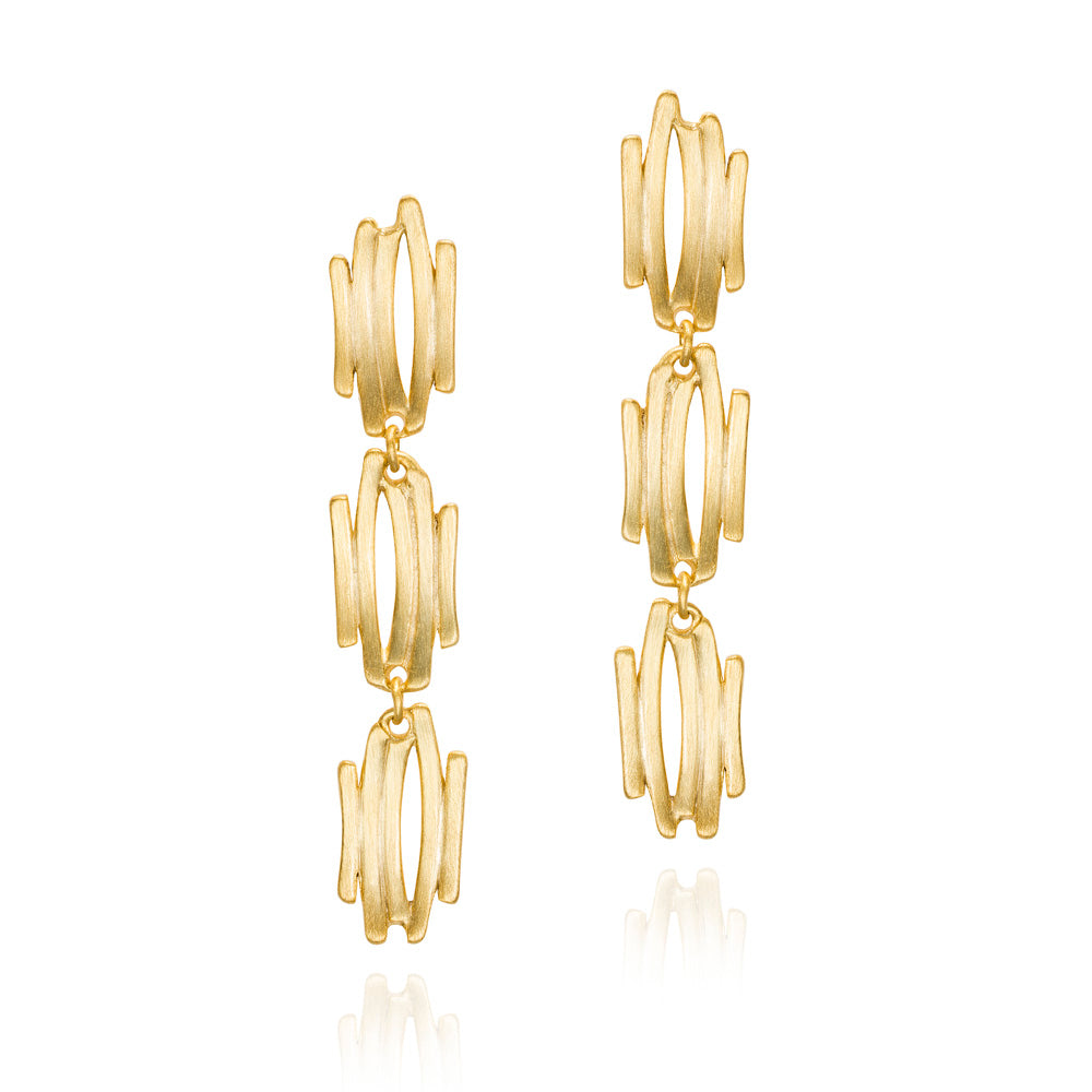 SS/18KY Gold Vermeil Irregular