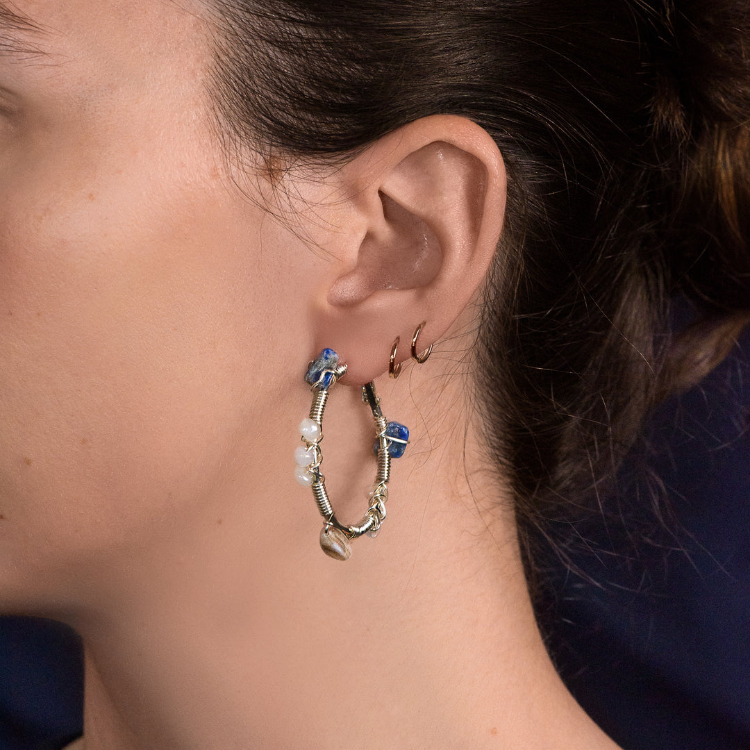 Lapis Lazuli and Seashell Mini