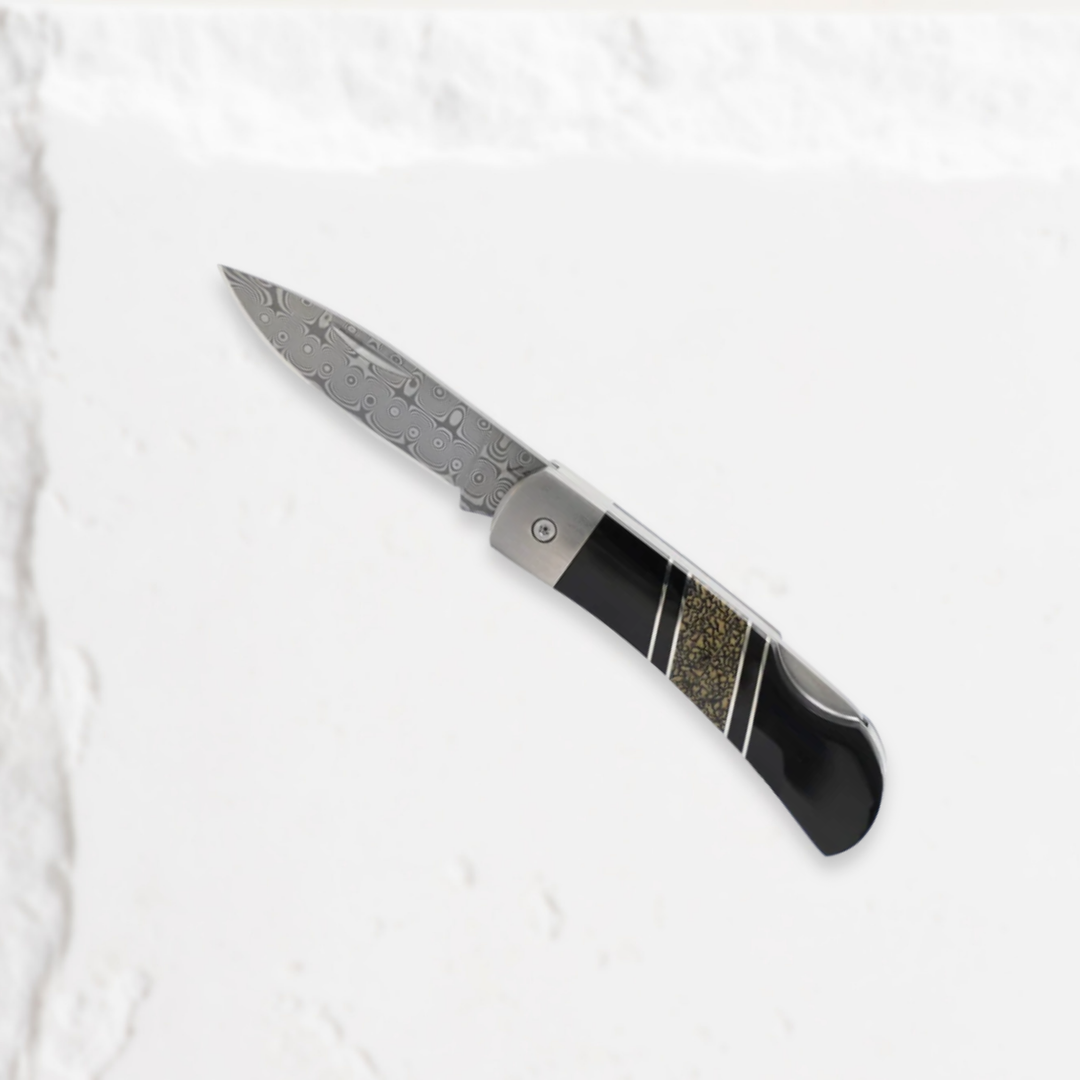 Damascus Jet & Dinosaur Bone 3