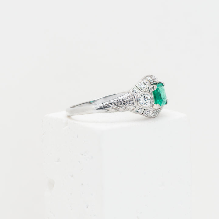 PT Art Deco .54 Emerald & .35c