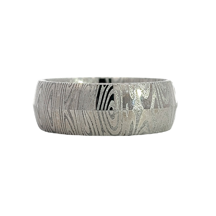 Knife Edge Damascus Steel Band