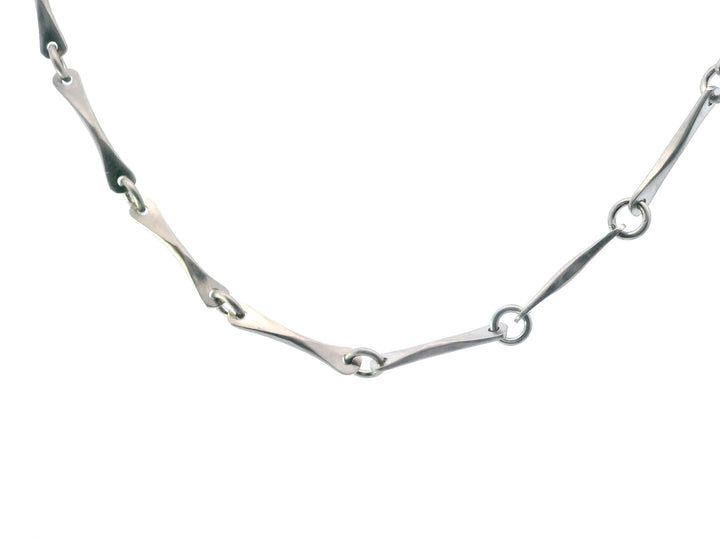 14KW Hand Made Satin Link Brac