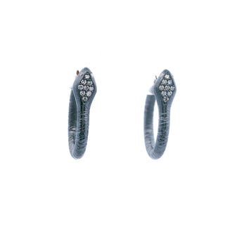 Ox SS "Snake" Hoop Earrings DI