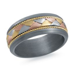 14K TriColor Gold & Tantalum B