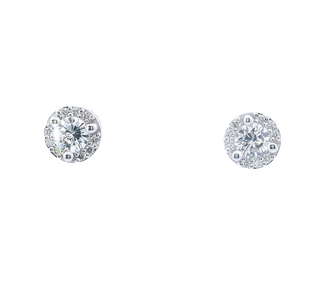 14KW .26ct Diamond Halo Martin