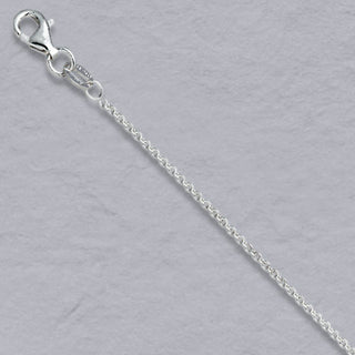 Sterling Silver Round Cable 1.5mm 20"