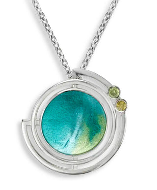 Sterling Silver Blue Planet wi