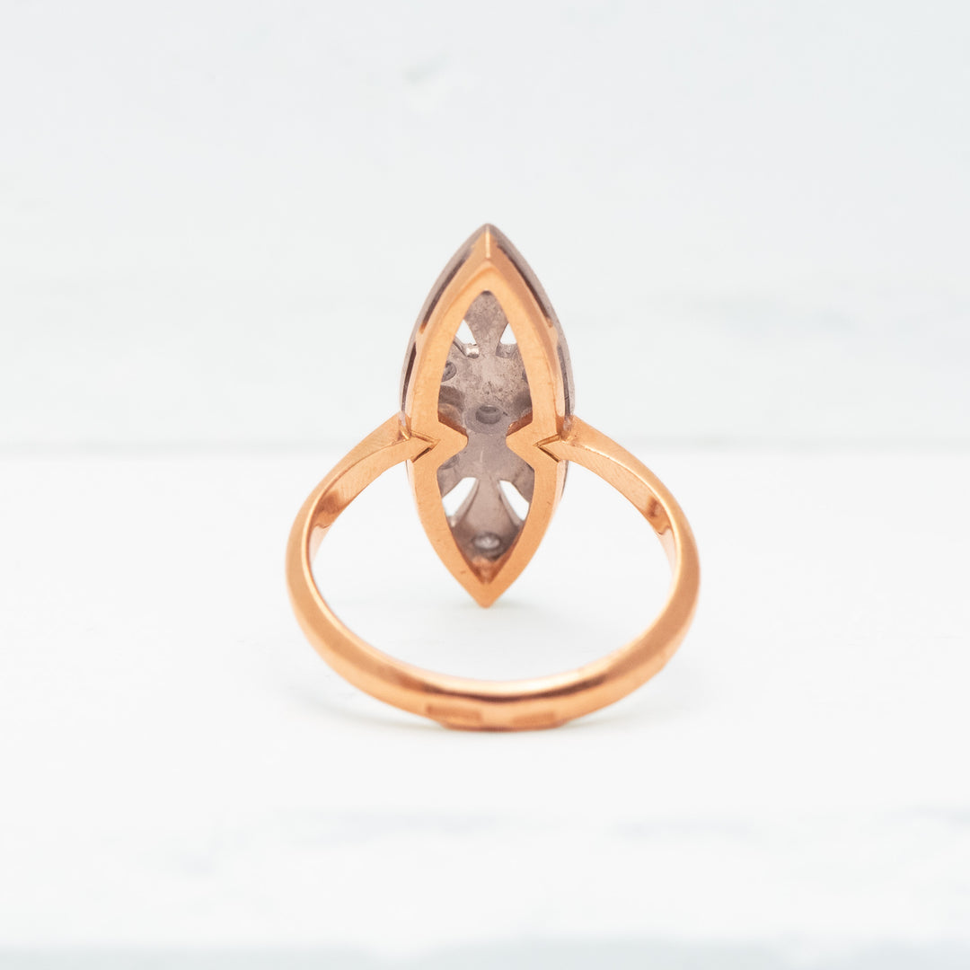 14KR .25ctw Dia Russian Navett