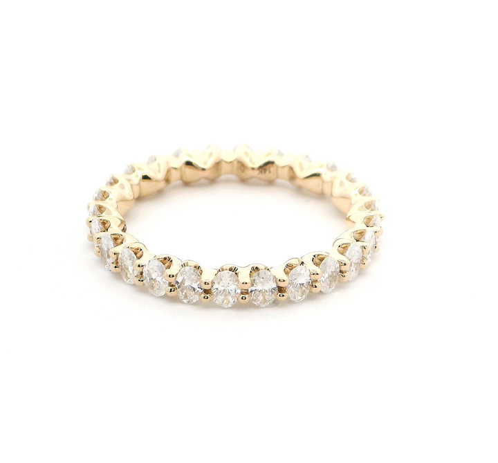 14KY OV Dia (1.39cttw)Eternity Band 6.5