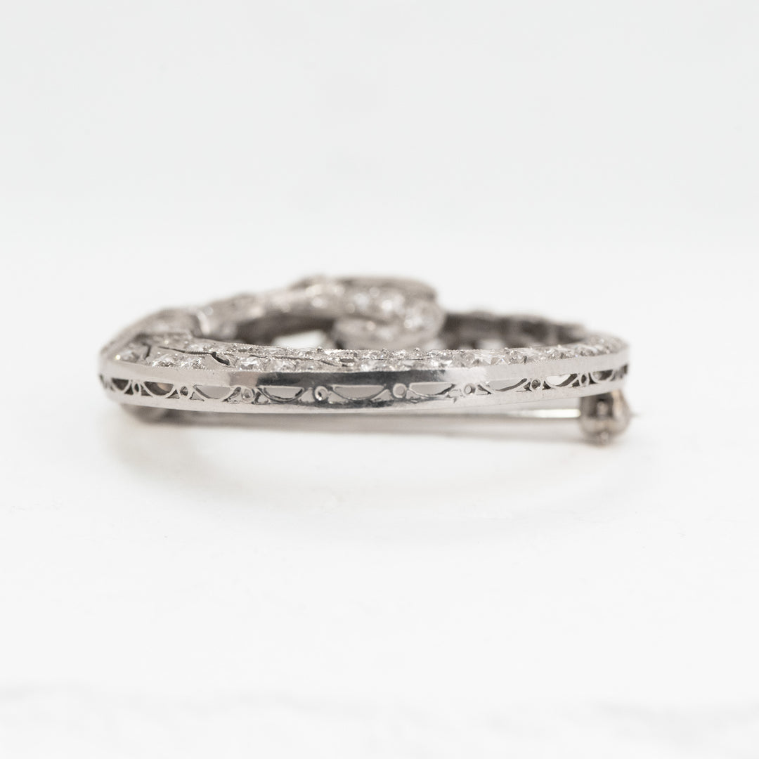 Plat Antique 2ctw Dia Circle B