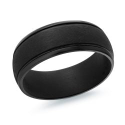 8MM Black Tantalum Band Size 1