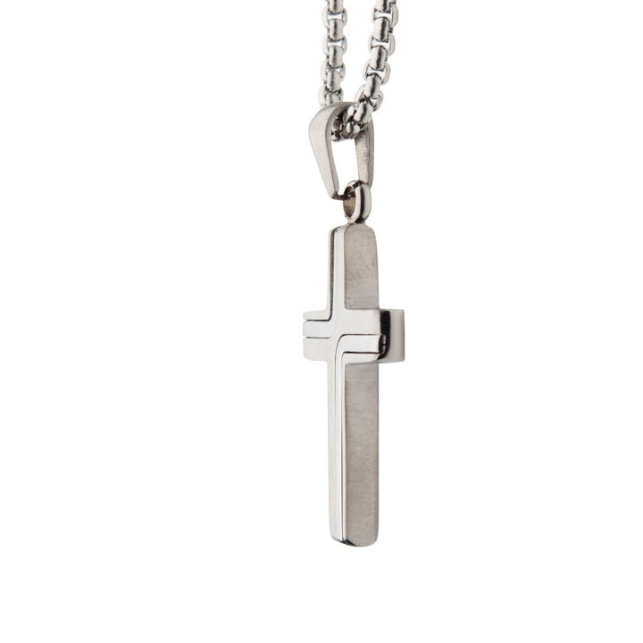 Stainless Steel 33mm Cross w/
