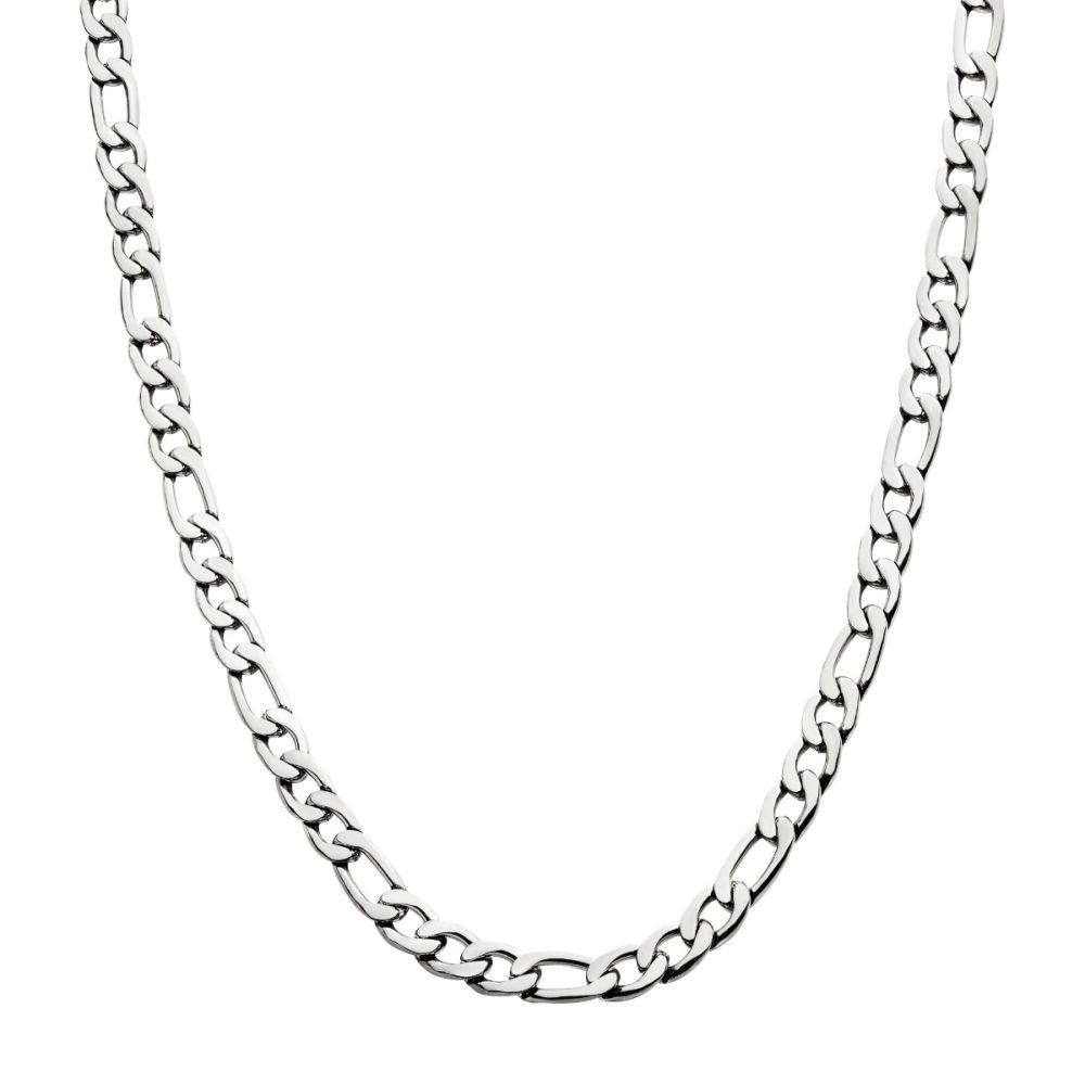 22" 4mm Stainless Steel Figaro