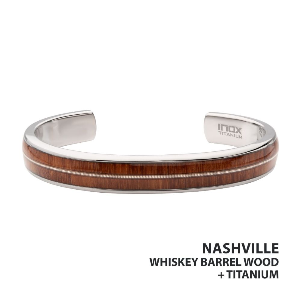 8" Titanium & Whiskey Barrel i