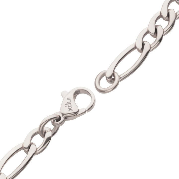 7" 4.7mm Titanium Figaro Chain