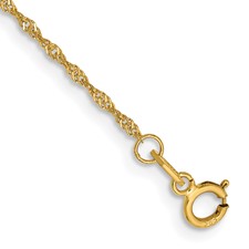 14KY Singapore Chain 18"