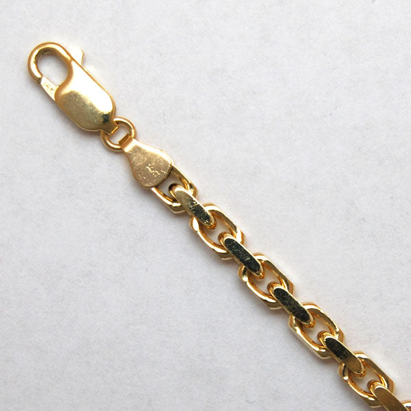 14K Yellow Gold Diamond Cut Ca