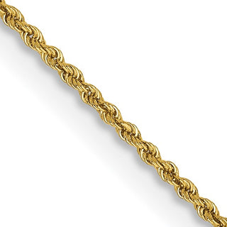 14KY 3mm Solid Rope Chain 20"