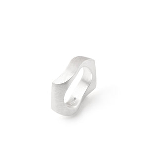SS " Wave Flat "  ring