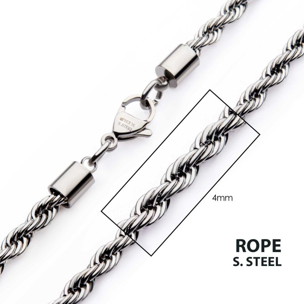 24" 4mm Stainless Steel Rope C