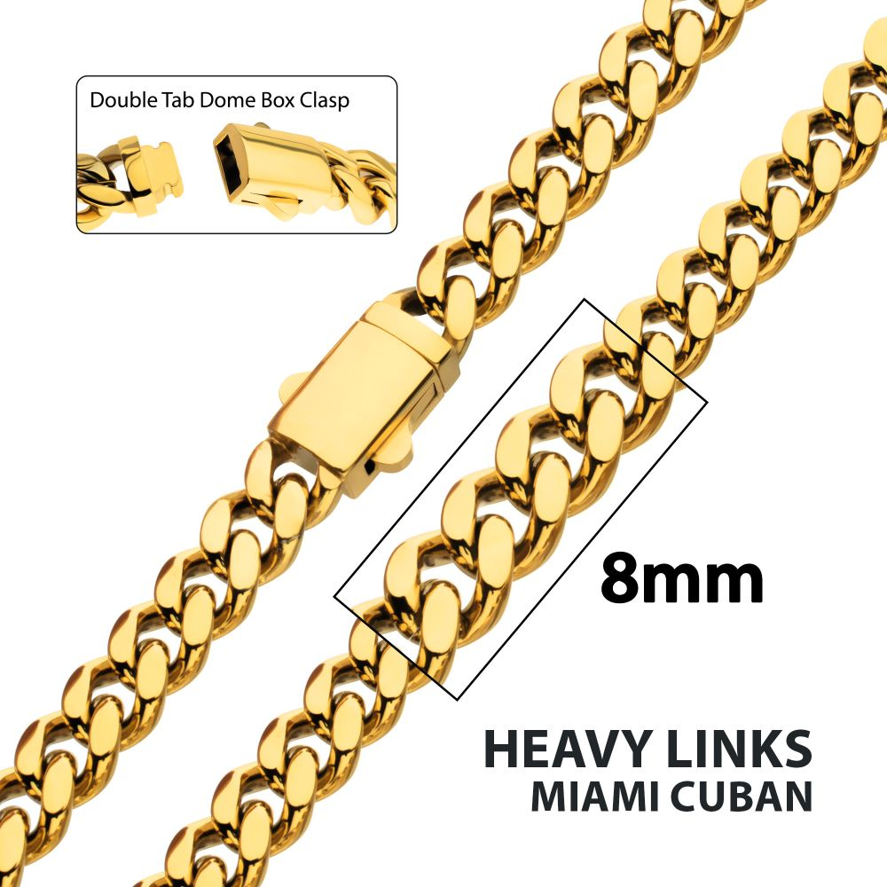 20" 8mm 18KY IP Miami Cuban Ch