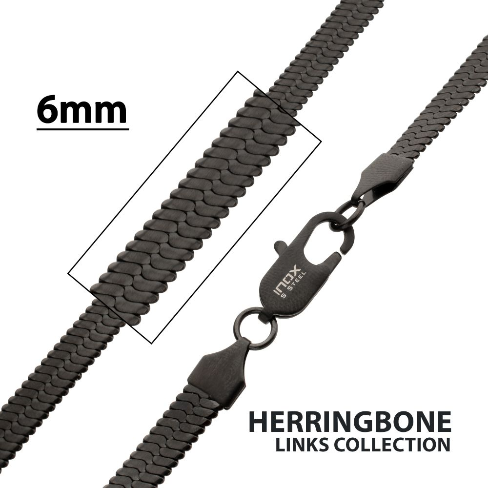 24" 6mm Matte Black Stainless