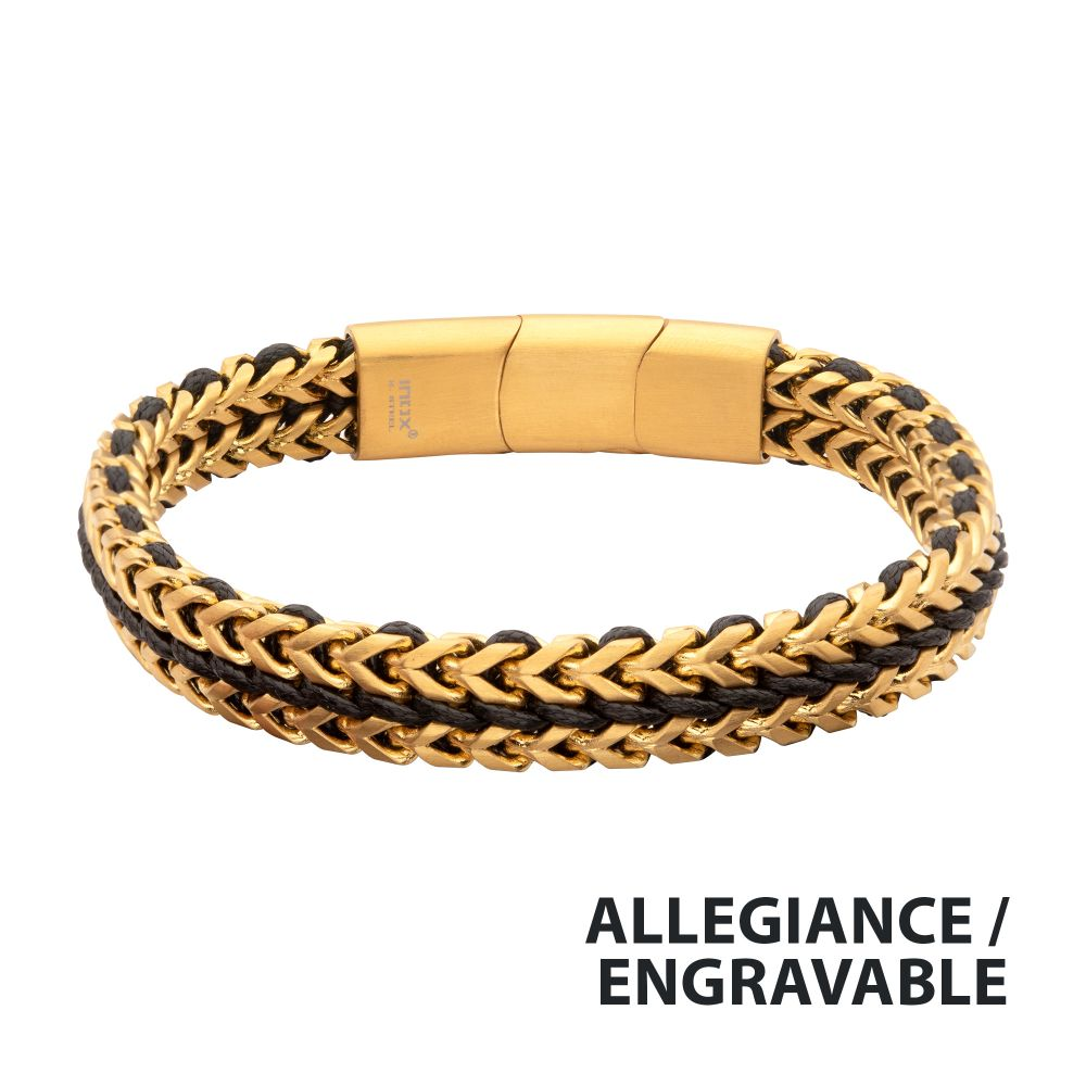 7.75-8.25"  Matte Gold IP & Bl