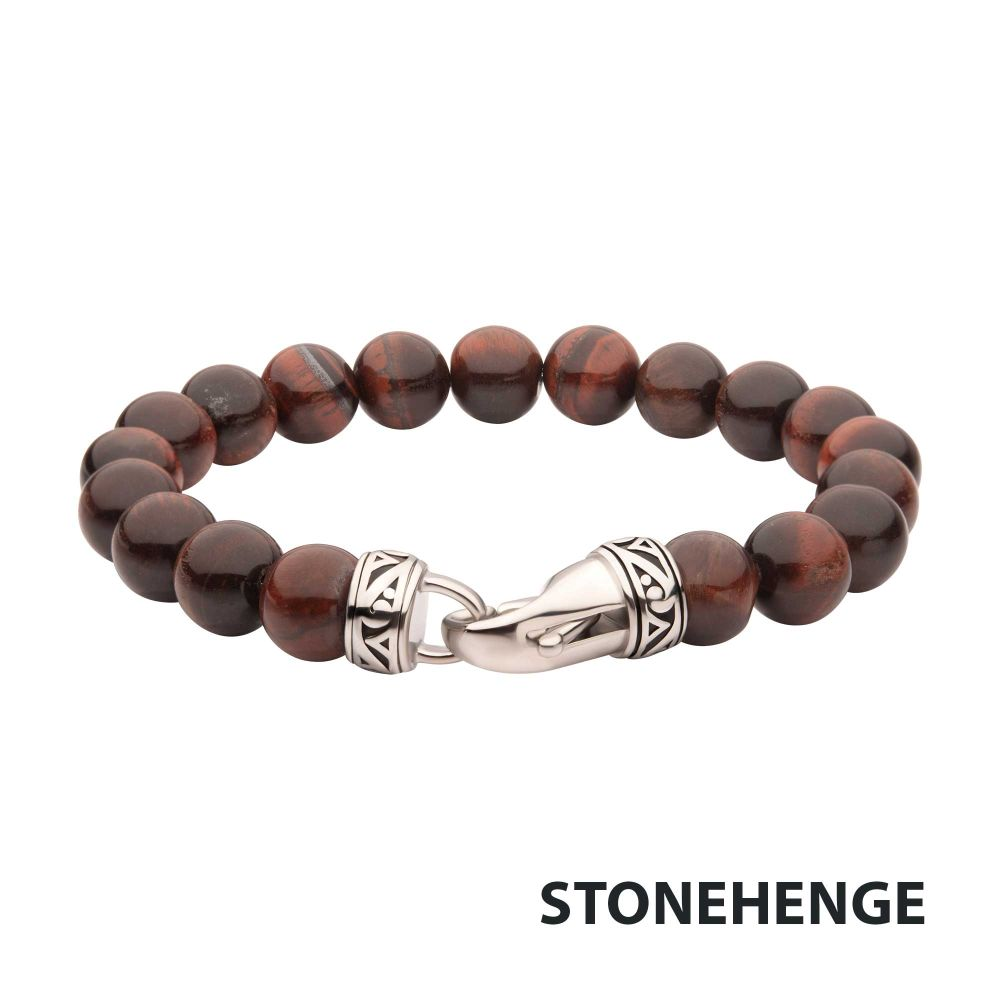 8.5" 6mm Red Tiger Eye Bead Br