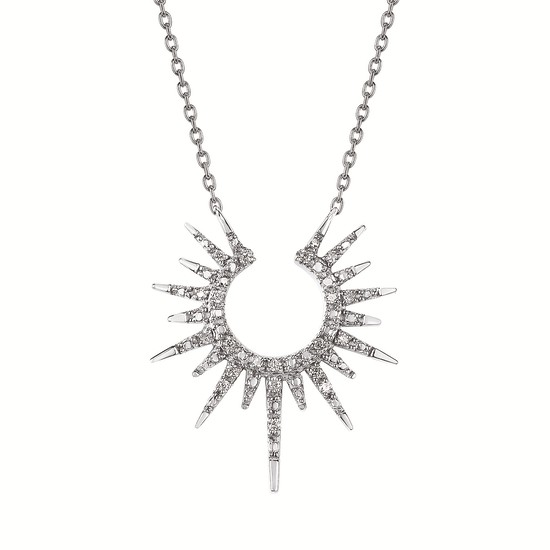 SS .06 ctw Dia Sunshine Neckla