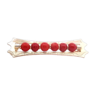 18KY Coral ESTATE Brooch