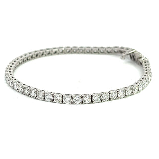 5.90 cttw Diamond Line Bracelet In Platinum