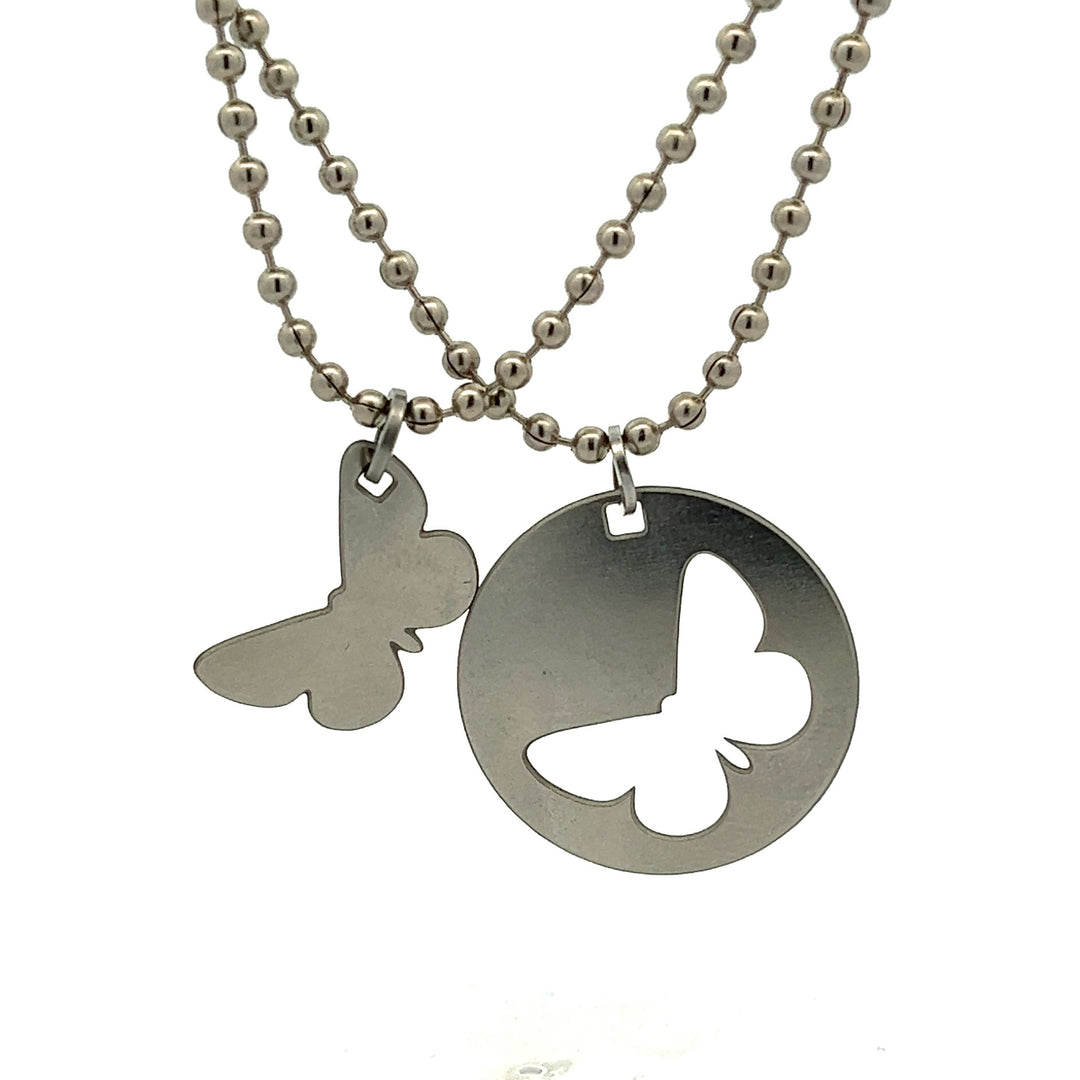 Your & Mine Butterfly Necklace
