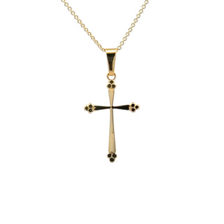 14KY Botonee Cross Necklace 16